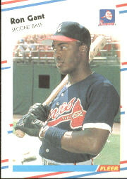 1988 Fleer Baseball Cards      538     Ron Gant RC